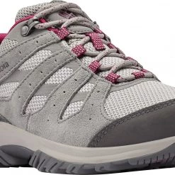 Columbia Women's Redmond III Waterproof Hiking Shoes Titanium/red/black -Columbia Sales Store unnamed file 2896
