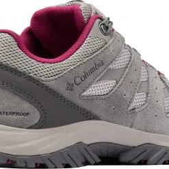 Columbia Women's Redmond III Waterproof Hiking Shoes Titanium/red/black -Columbia Sales Store unnamed file 2898