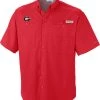 Columbia Men's Georgia Bulldogs Red Tamiami Performance Shirt -Columbia Sales Store unnamed file 2919