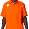Columbia Men's Clemson Tigers Orange Tamiami Performance Shirt -Columbia Sales Store unnamed file 2925