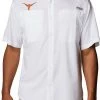 Columbia Men's Texas Longhorns Tamiami Performance White Shirt 1 Columbia Men's Texas Longhorns Tamiami Performance White Shirt -Columbia Sales Store unnamed file 2929