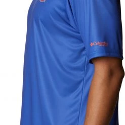 Columbia Men's Florida Gators Blue Terminal Tackle Shirt -Columbia Sales Store unnamed file 2944