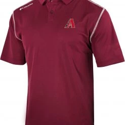 Columbia Men's Arizona Diamondbacks Red Shotgun Polo