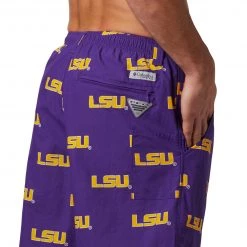 Columbia Men's LSU Tigers Purple Backcast Performance Shorts -Columbia Sales Store unnamed file 2958
