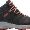 Columbia Women's Peakfreak II OutDry Waterproof Hiking Boots Grey/coral -Columbia Sales Store unnamed file 2963