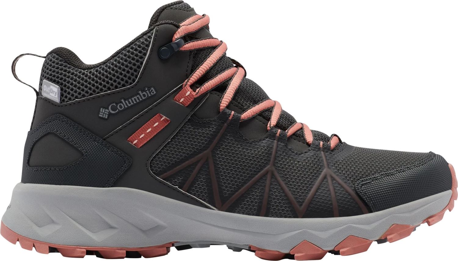 Columbia Women's Peakfreak II OutDry Waterproof Hiking Boots Grey/coral 3 Columbia Women's Peakfreak II OutDry Waterproof Hiking Boots Grey/coral