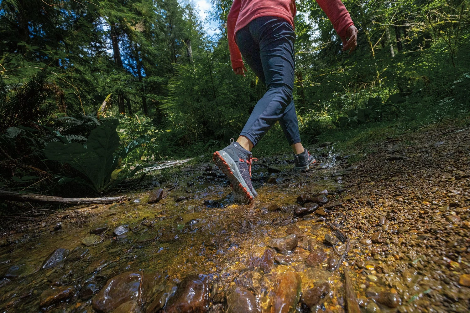 Columbia Women's Peakfreak II OutDry Waterproof Hiking Boots Grey/coral 5 Columbia Women's Peakfreak II OutDry Waterproof Hiking Boots Grey/coral - Image 3