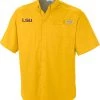 Columbia Men's LSU Tigers Gold Tamiami Performance Shirt -Columbia Sales Store unnamed file 2982