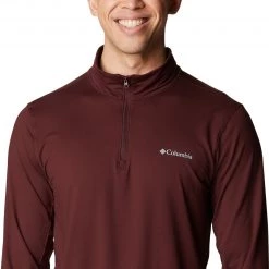 Columbia Men's Tech Trail&trade; &frac14; Zip Jacket Elderberry -Columbia Sales Store unnamed file 30