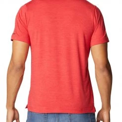 Columbia Men's Georgia Bulldogs Red Tech Trail Polo -Columbia Sales Store unnamed file 3004