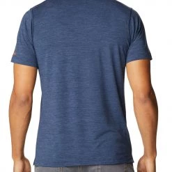 Columbia Men's Auburn Tigers Blue Tech Trail Polo -Columbia Sales Store unnamed file 3007