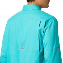 Columbia Men's PFG Low Drag Offshore Long Sleeve Shirt White 13 Columbia Men's PFG Low Drag Offshore Long Sleeve Shirt White -Columbia Sales Store unnamed file 3021