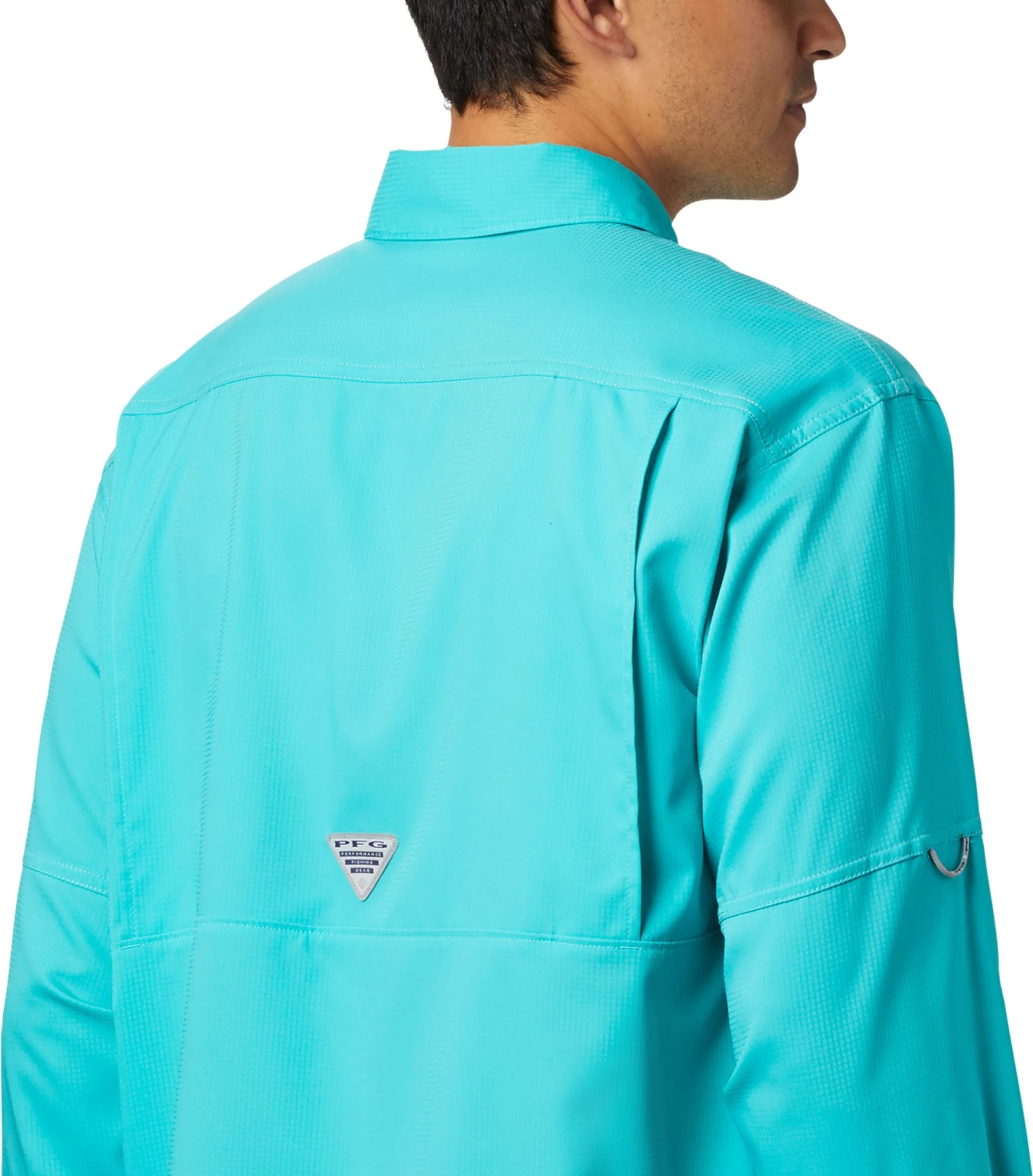 Columbia Men's PFG Low Drag Offshore Long Sleeve Shirt White 8 Columbia Men's PFG Low Drag Offshore Long Sleeve Shirt White - Image 6