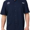 Columbia Men's Dallas Cowboys Tamiami Navy Woven T-Shirt -Columbia Sales Store unnamed file 3027