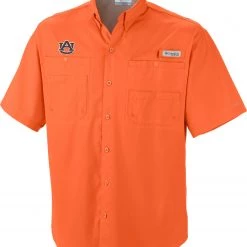 Columbia Men's Auburn Tigers Orange Tamiami Performance Shirt