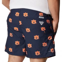 Columbia Men's Auburn Tigers Navy Backcast Performance Shorts 7 Columbia Men's Auburn Tigers Navy Backcast Performance Shorts -Columbia Sales Store unnamed file 3059