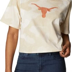 Columbia Women's Texas Longhorns White Park Box Shirt -Columbia Sales Store unnamed file 3092