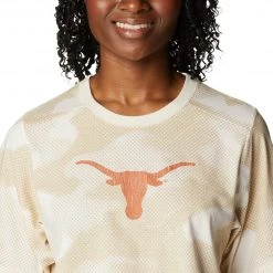 Columbia Women's Texas Longhorns White Park Box Shirt -Columbia Sales Store unnamed file 3093