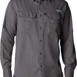 Columbia Men's Drift Guide Woven Long Sleeve Shirt City Grey