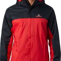 Columbia Men's Georgia Bulldogs Black/Red Glennaker Storm Jacket