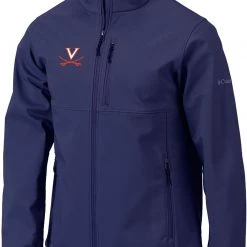 Columbia Men's Virginia Cavaliers Blue Ascender Soft Shell Jacket
