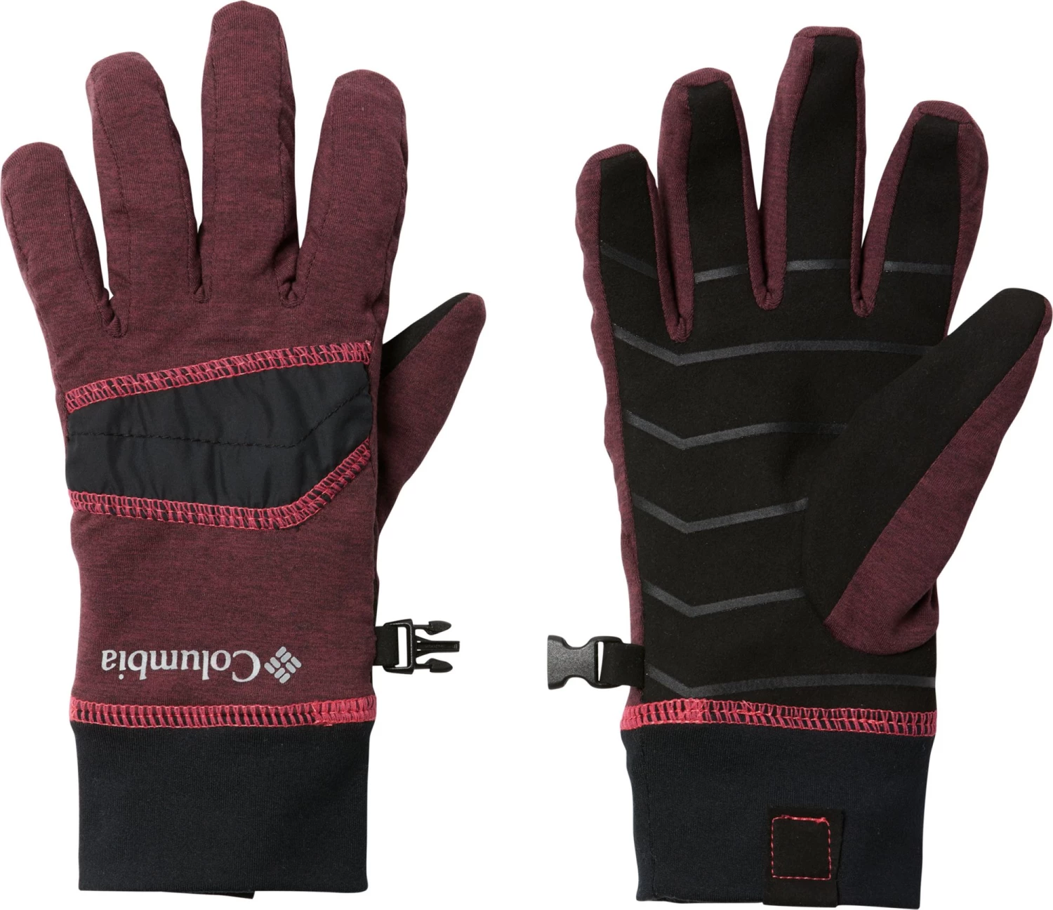 Columbia Women's Infinity Trail Omni-Heat Infinity Gloves Malbec Heather 3 Columbia Women's Infinity Trail Omni-Heat Infinity Gloves Malbec Heather