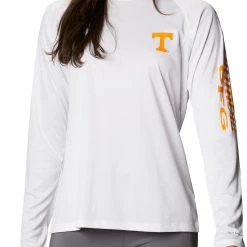 Columbia Women's Tennessee Volunteers White Tidal Long Sleeve T-Shirt
