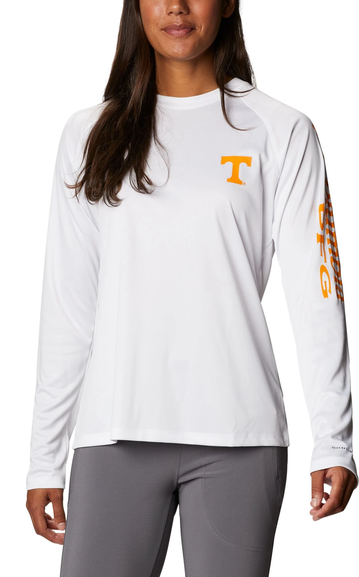 Columbia Women's Tennessee Volunteers White Tidal Long Sleeve T-Shirt 3 Columbia Women's Tennessee Volunteers White Tidal Long Sleeve T-Shirt