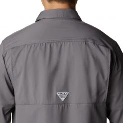 Columbia Men's Drift Guide Woven Long Sleeve Shirt City Grey -Columbia Sales Store unnamed file 314