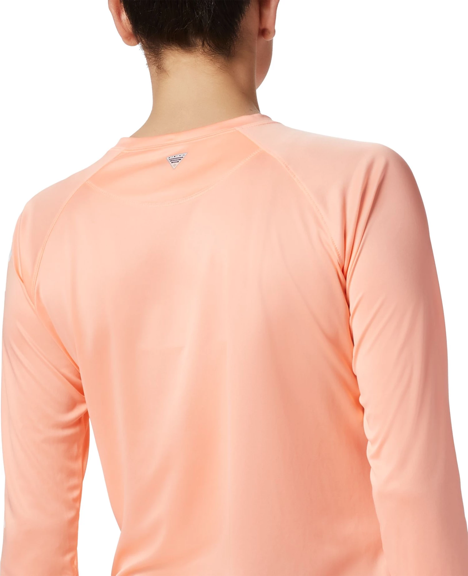 Columbia Women's PFG Tidal Tee II Long Sleeve Shirt White/cirrus Grey Logo 7 Columbia Women's PFG Tidal Tee II Long Sleeve Shirt White/cirrus Grey Logo - Image 5