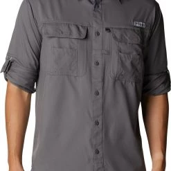 Columbia Men's Drift Guide Woven Long Sleeve Shirt City Grey -Columbia Sales Store unnamed file 316