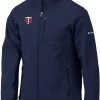 Columbia Men's Minnesota Twins Navy Ascender Full-Zip Jacket