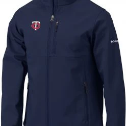 Columbia Men's Minnesota Twins Navy Ascender Full-Zip Jacket