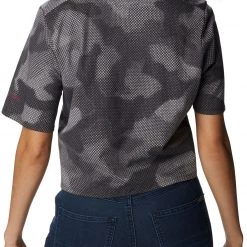 Columbia Women's Ohio State Buckeyes Gray Park Box Shirt -Columbia Sales Store unnamed file 3185