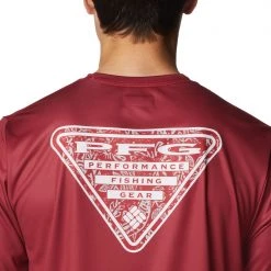 Columbia Men's Alabama Crimson Tide Crimson Terminal Tackle Shirt -Columbia Sales Store unnamed file 3190