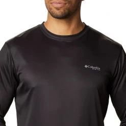 Columbia Men's PFG Terminal Tackle Tri-Fish Long Sleeve Shirt White/sc Flag -Columbia Sales Store unnamed file 3201