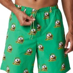 Columbia Youth Oregon Ducks Backcast Printed Performance Green Shorts For Men -Columbia Sales Store unnamed file 3211