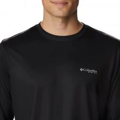 Columbia Men's Terminal Tackle PFG&trade; Stateriot Long Sleeve Shirt Blue Macaw/white Fl -Columbia Sales Store unnamed file 3215