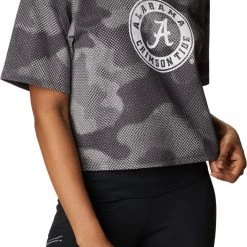 Columbia Women's Alabama Crimson Tide Grey Park Box Shirt -Columbia Sales Store unnamed file 3232