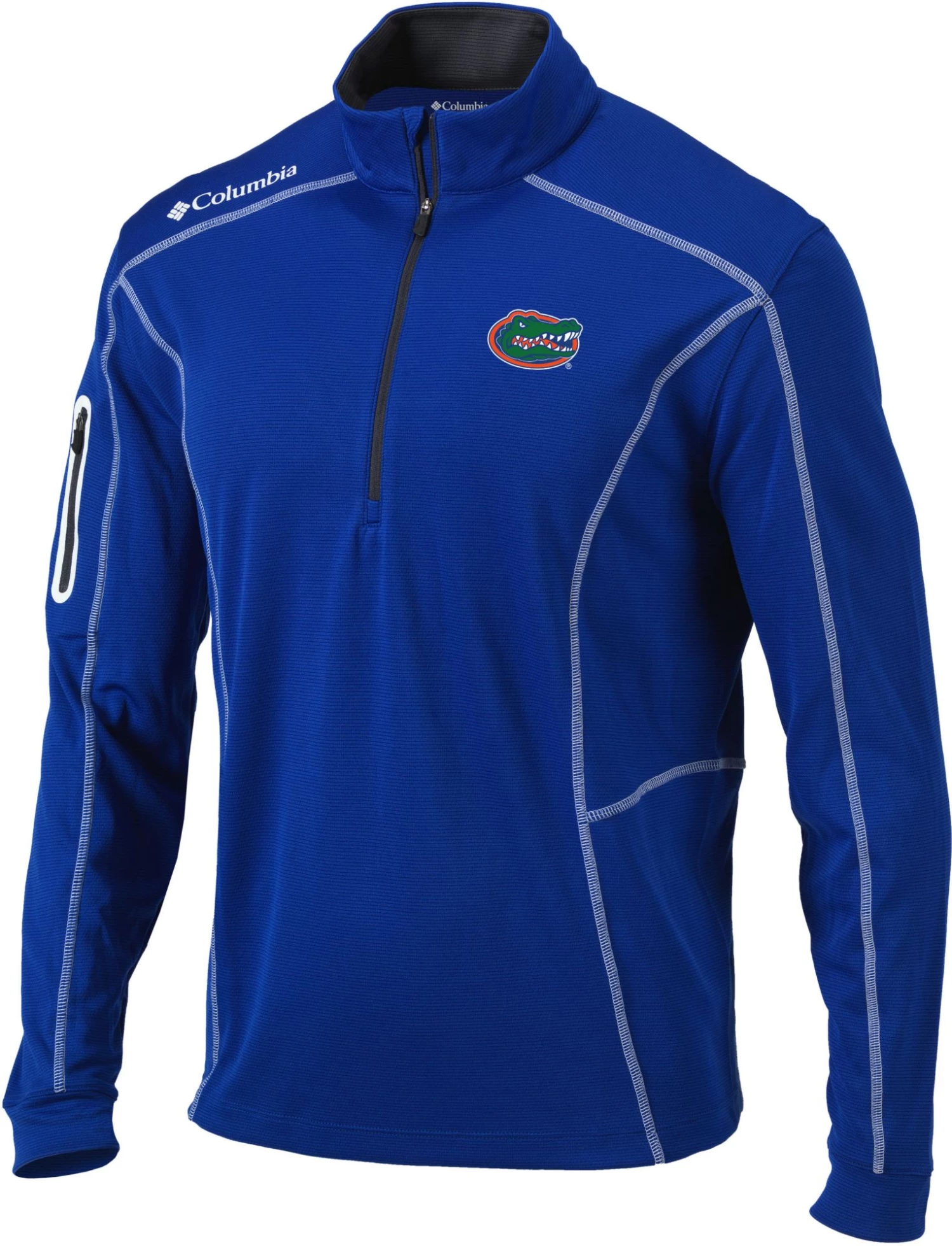 Columbia Men's Florida Gators Blue Shotgun Quarter-Zip 3 Columbia Men's Florida Gators Blue Shotgun Quarter-Zip