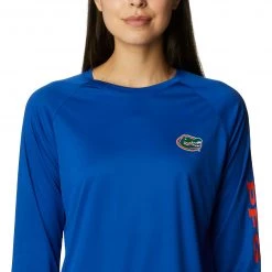 Columbia Women's Florida Gators Blue Tidal Long Sleeve T-Shirt -Columbia Sales Store unnamed file 3252