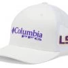 Columbia Men's LSU Tigers PFG Mesh Fitted White Hat -Columbia Sales Store unnamed file 3260
