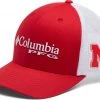 Columbia Men's Nebraska Cornhuskers Scarlet PFG Mesh Fitted Hat -Columbia Sales Store unnamed file 3271