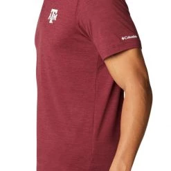 Columbia Men's Texas A&M Aggies Maroon Tech Trail Polo -Columbia Sales Store unnamed file 3290