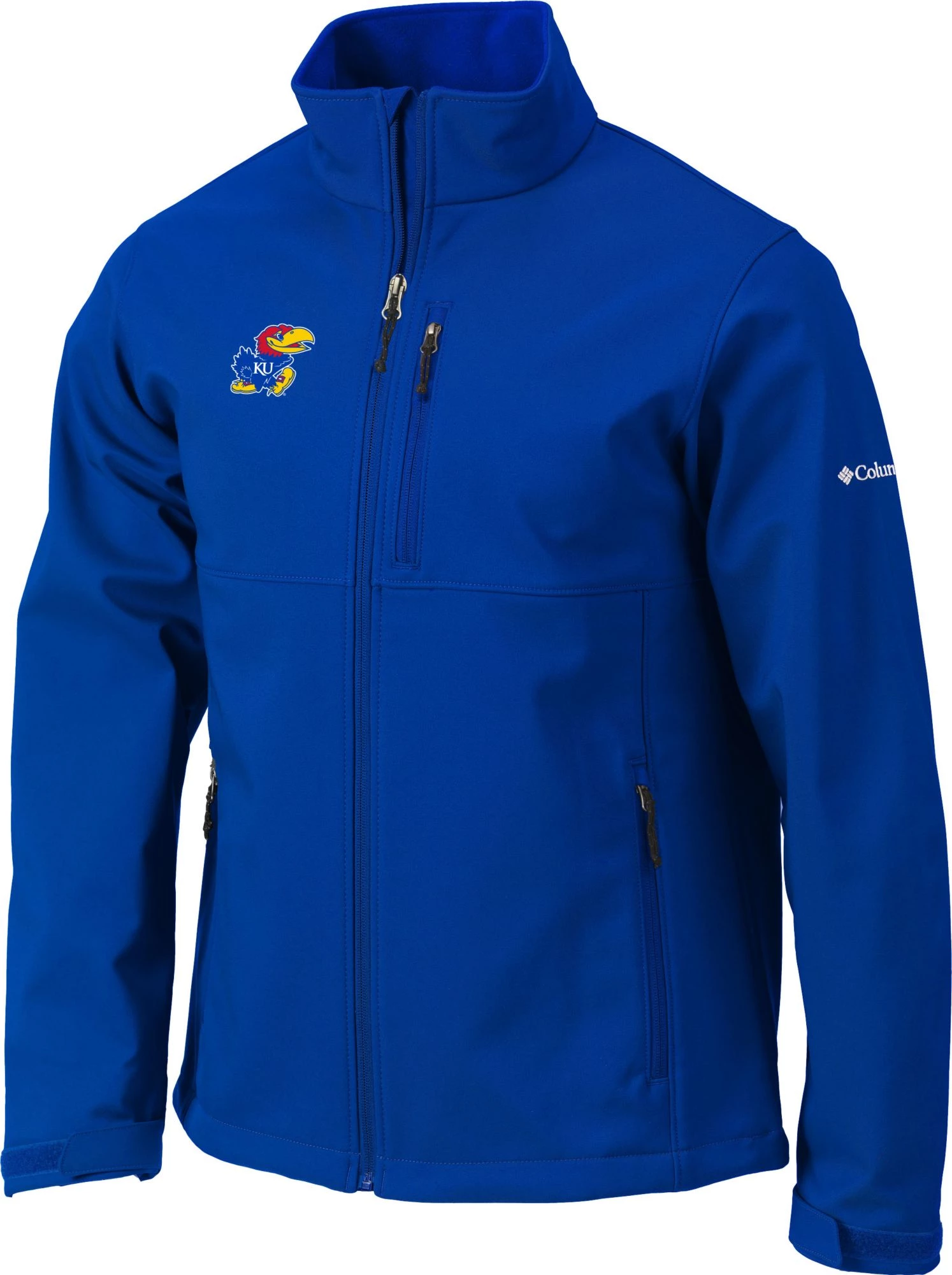 Columbia Men's Kansas Jayhawks Blue Ascender Full-Zip Jacket 3 Columbia Men's Kansas Jayhawks Blue Ascender Full-Zip Jacket