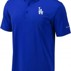 Columbia Men's Los Angeles Dodgers Blue Drive Performance Polo