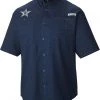 Columbia Men's Dallas Cowboys Tamiami Navy Button Up Shirt -Columbia Sales Store unnamed file 3320