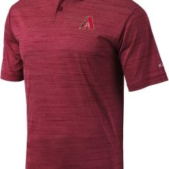 Columbia Men's Arizona Diamondbacks Red Omni-Wick Set Performance Polo