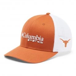 Columbia Men's Texas Longhorns Green PFG Mesh Fitted Hat