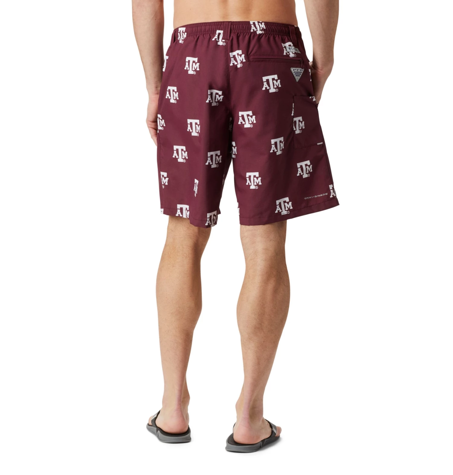 Columbia Men's Texas A&M Aggies Maroon Backcast Performance Shorts 4 Columbia Men's Texas A&M Aggies Maroon Backcast Performance Shorts - Image 2